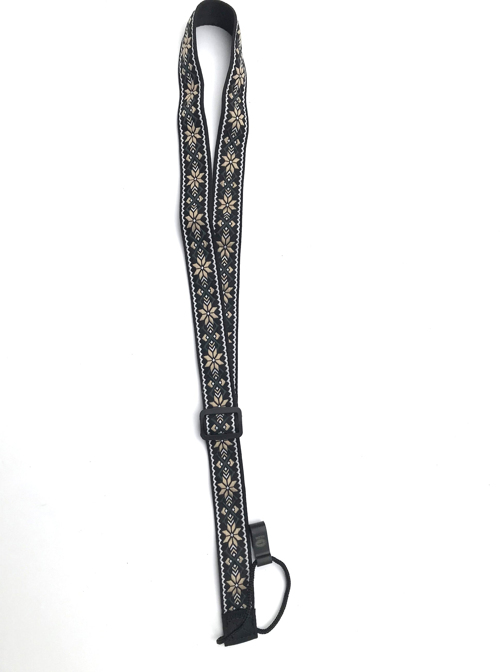 Kalena Ukulele Hook Strap Multi-leaf flower (jacquard+nylon) - Kalena Instruments