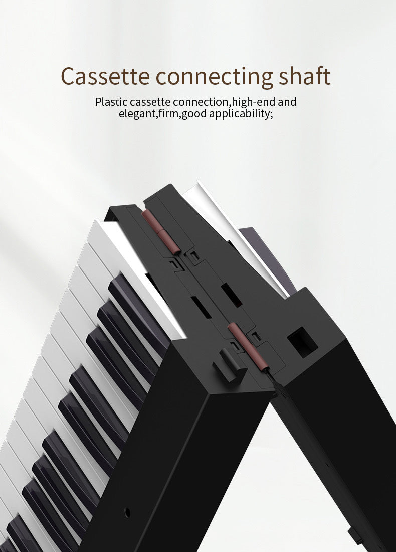 K-PJ88C PRO Real Foldable Electronic Piano 88 Keys Portable Keyboard