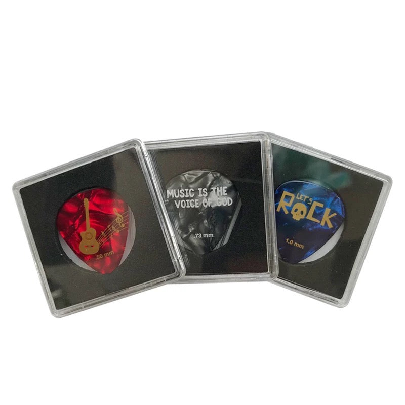 Acrylic Guitar Pick Holder Display Case - Kalena