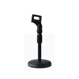Kalena round base desktop microphone stand mic holder with clip