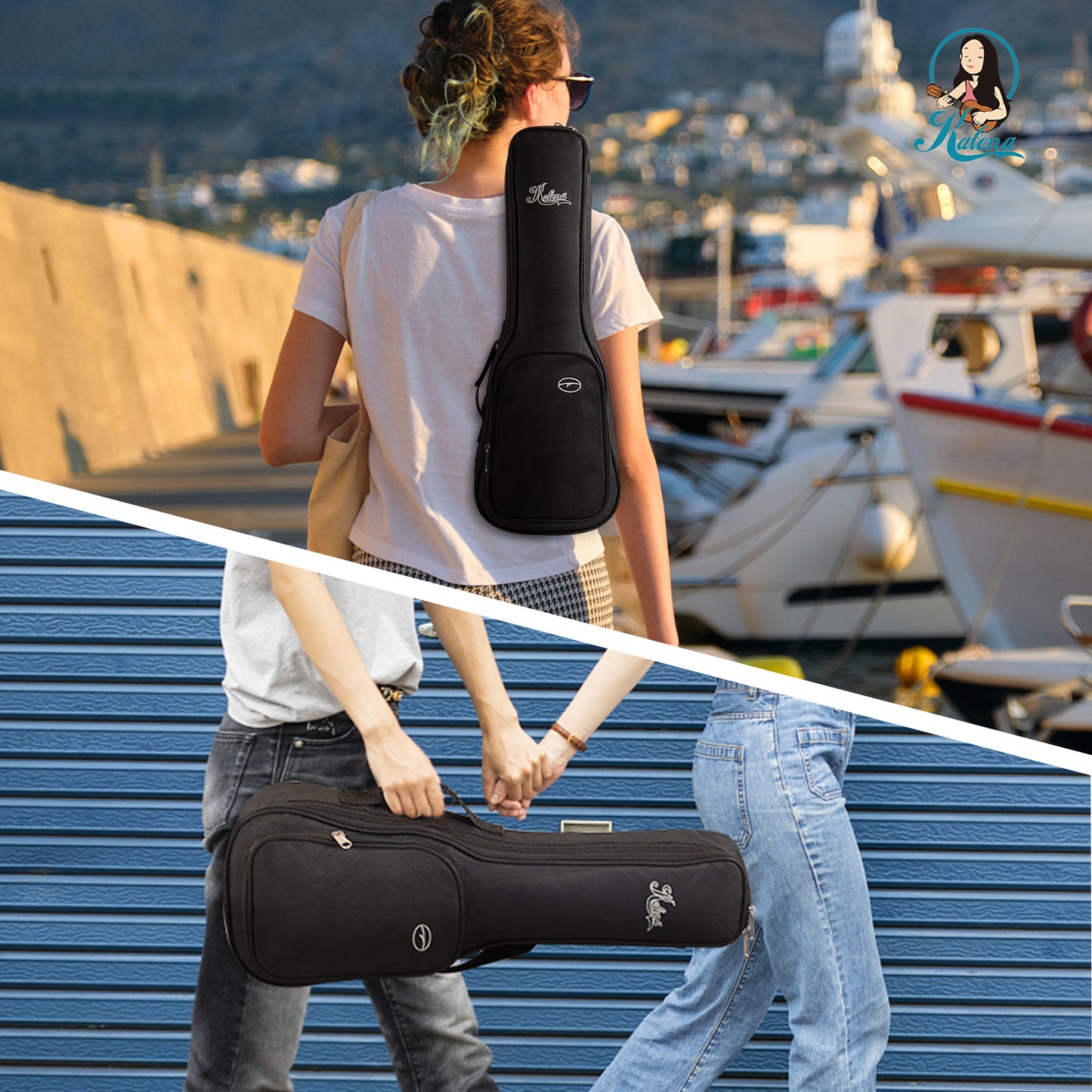 Kalena LM series Soprano Mahogany Ukulele Turtle inlay Traditional