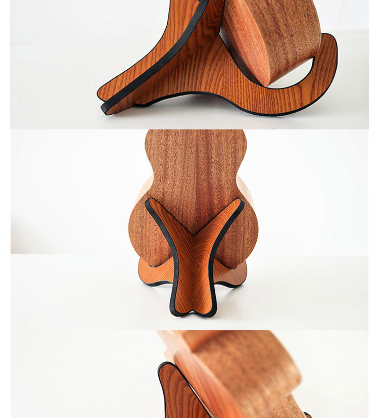 Kalena Ukulele stand Economy Wood Stand WS-U01 - Kalena Instruments / Mahogany