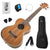 Kalena SA26PEQ Performance Series All Solid Tenor Acacia Cutaway Armrest EQ Pickup Ukulele