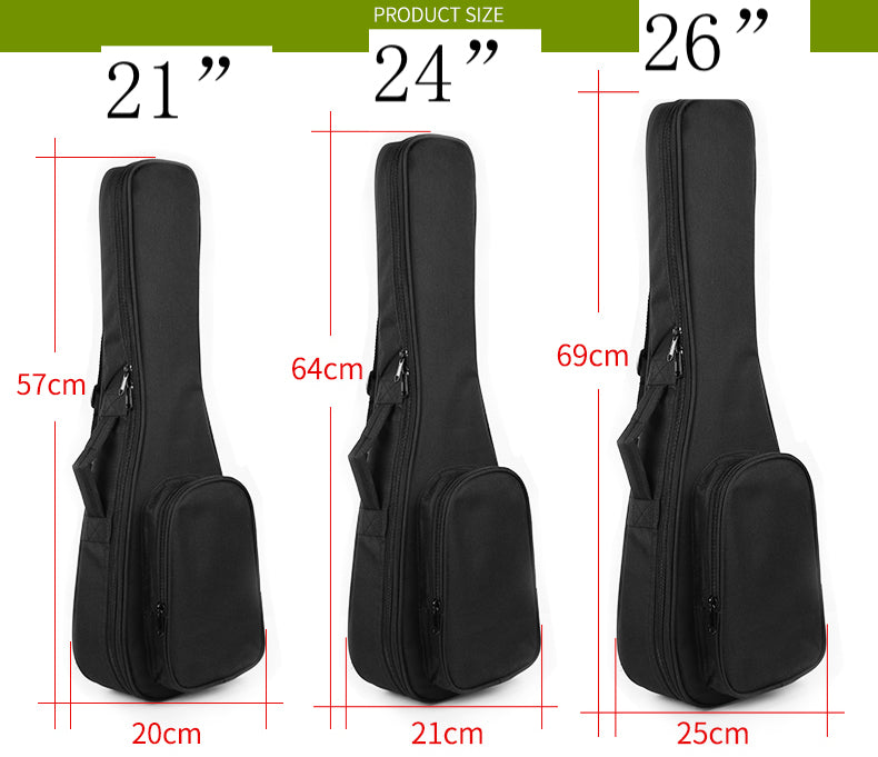 Kalena 5mm Ukulele Gig bag - Kalena Instruments