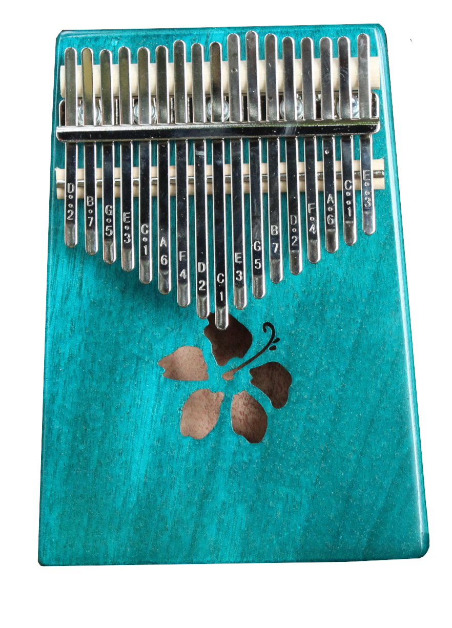Kalena 17 key Solid Mahogany Kalimba with Gig Bag - Kalena Instruments