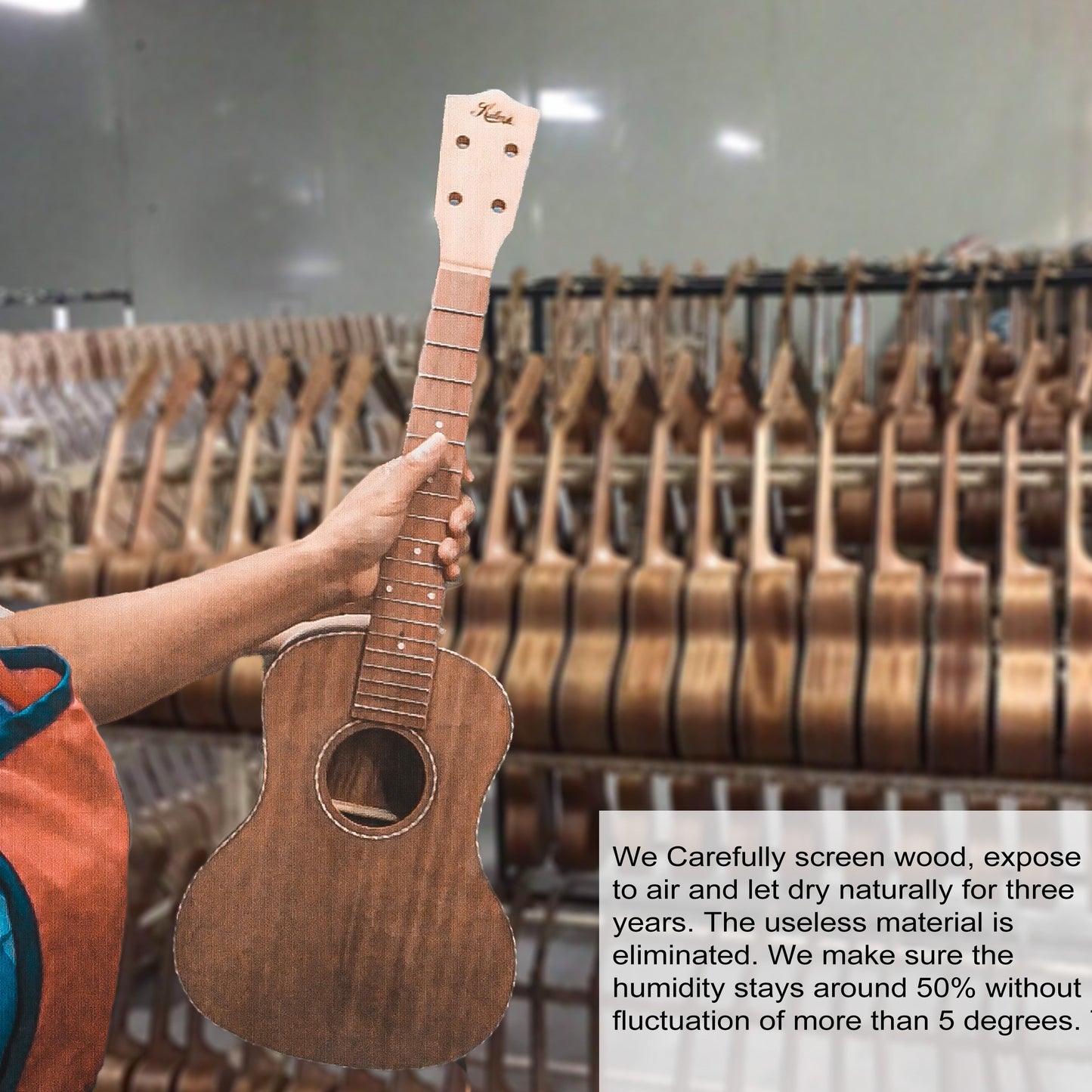 Kalena Left Handed Vintage Sapele Ukulele (Complete Set) - Kalena Instruments / 24" Concert