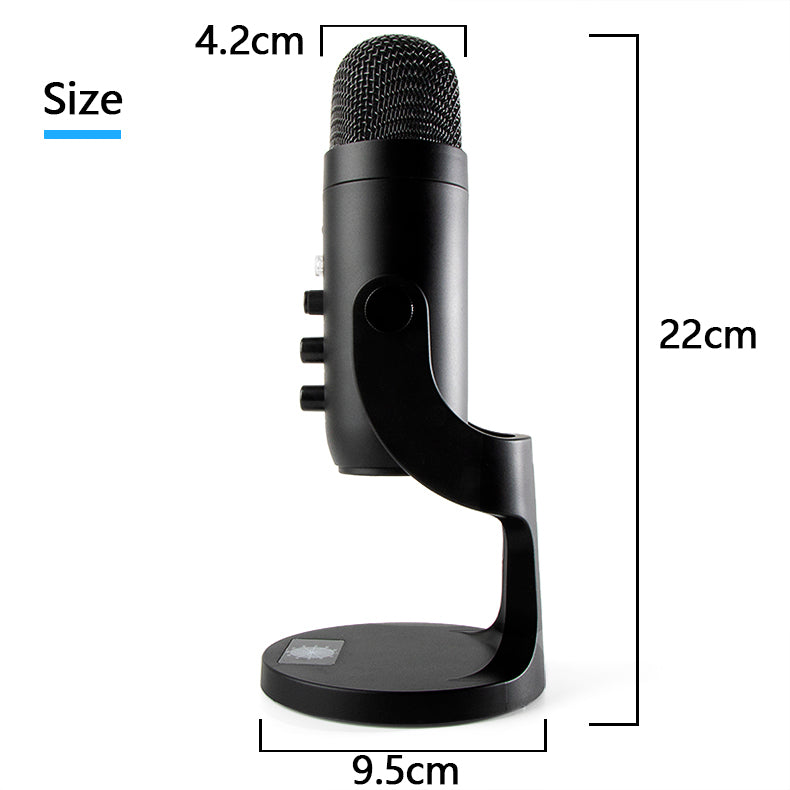 Desktop USB-900 Studio Condenser Microphone For Pc Recording, Streaming, Podcast - Kalena