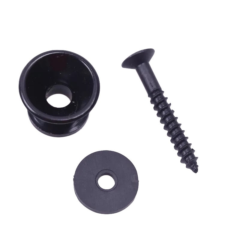 Metal Strap Buttons End Pins for Acoustic Classical Electric Guitar Bass Ukulele (Pack of 2)