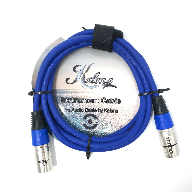 Kalena XLR mic cable (Male to female) - Kalena Instruments / Blue PVC