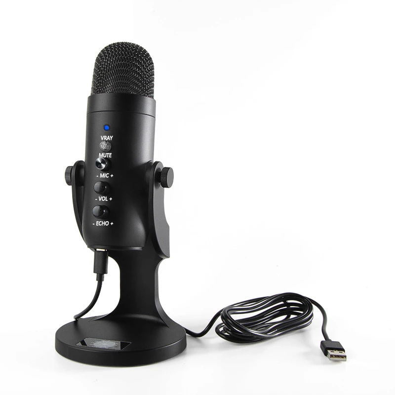 Desktop USB-900 Studio Condenser Microphone For Pc Recording, Streaming, Podcast - Kalena