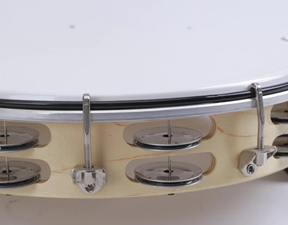 Natural Wooden 12” Hand Drum large tambourine (Clearance)