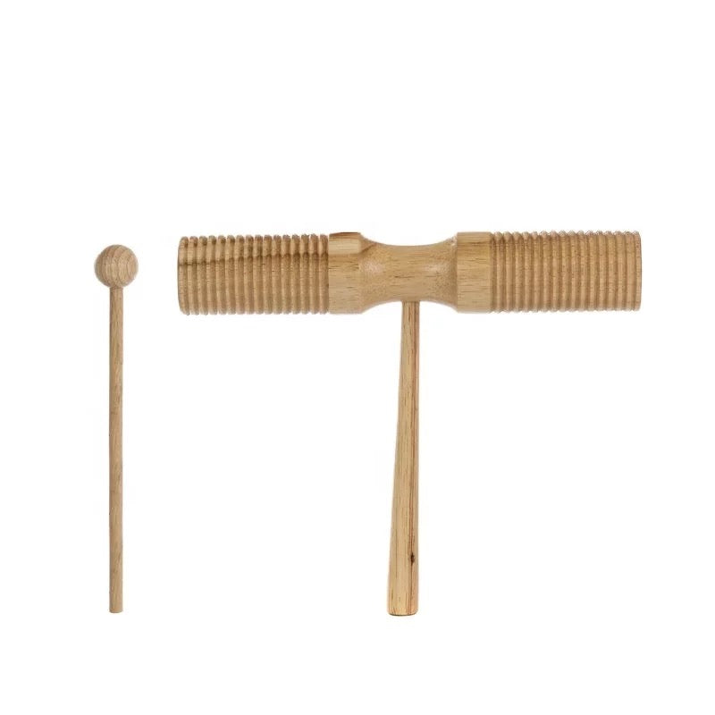 Wooden agogo tone block percussion
