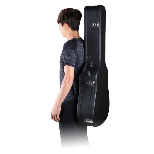 41” Guitar wooden Case with 2 backpack straps - Kalena