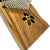 Kalena 17 key Solid Acacia Kalimba (hibiscus) with Gig Bag - Kalena Instruments
