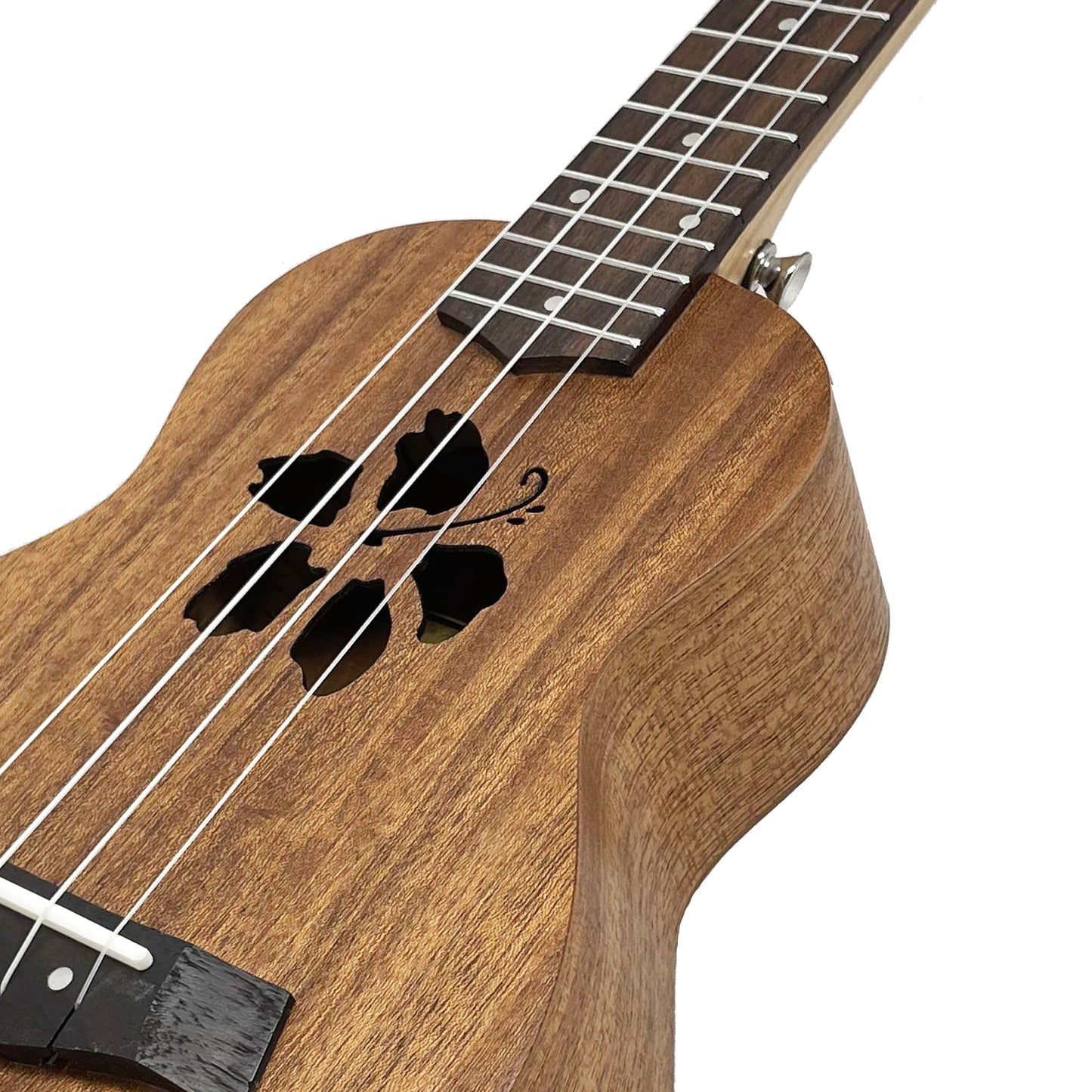 Kalena LM series Concert Mahogany Ukulele Hibiscus Edition