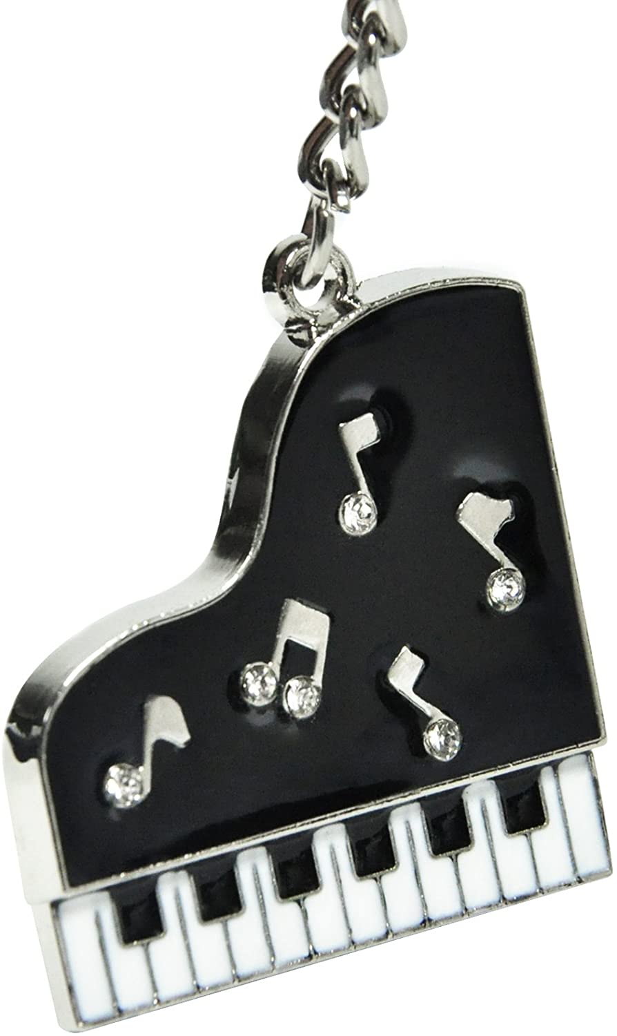Music Piano Creative Metal Keychain