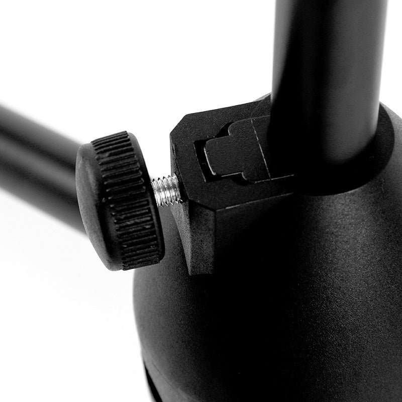 Microphone Stand Mic Boom Stand with 2 Mic Clips, Height Adjustable Tripod