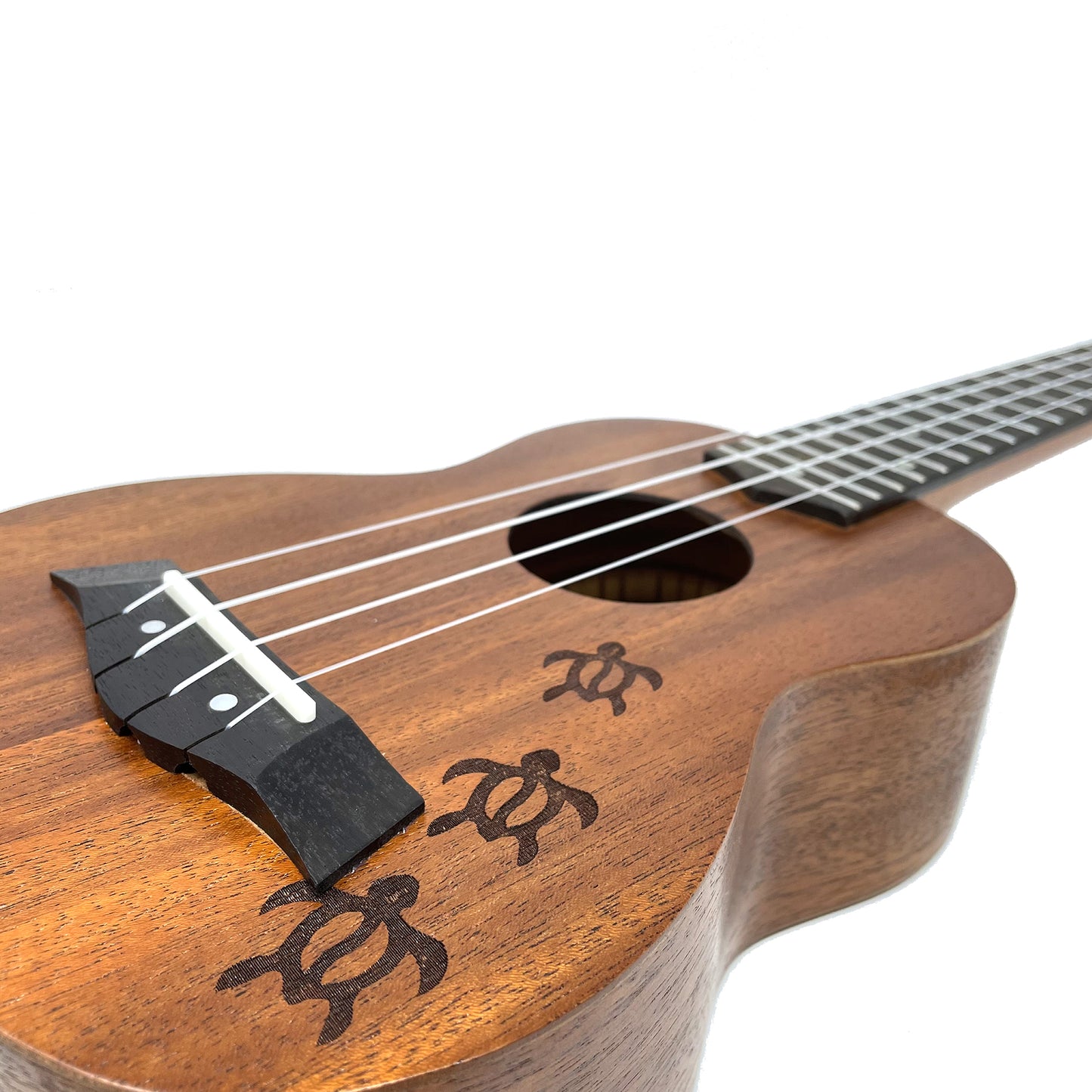 Kalena LM series Concert Mahogany Ukulele Turtle Engraving Traditional