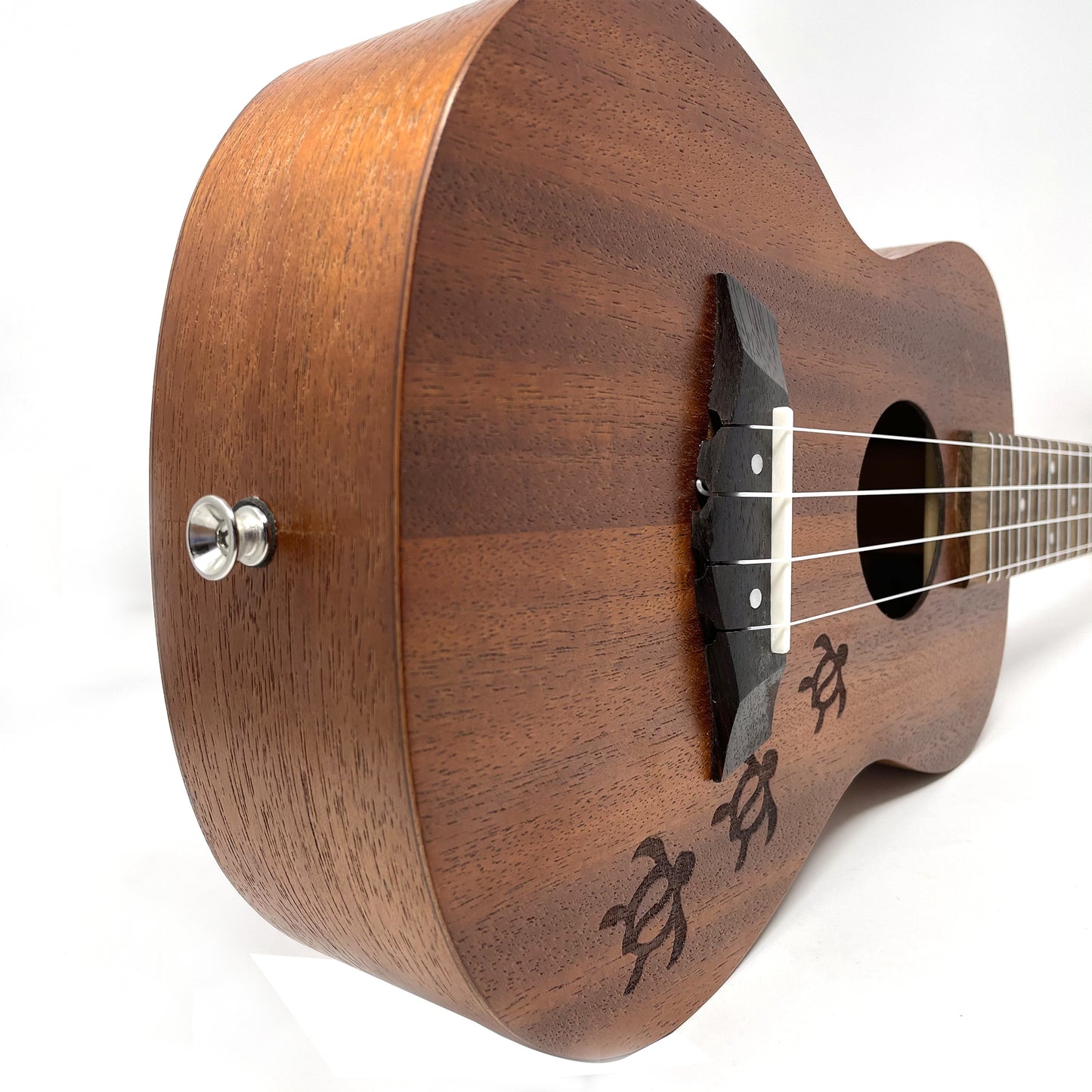 Kalena LM series Concert Mahogany Ukulele Turtle Engraving Traditional
