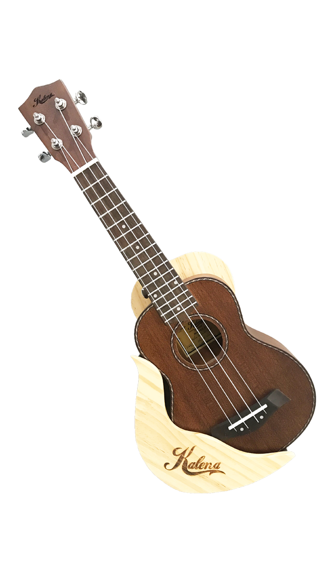 Kalena Left Handed Vintage Sapele Ukulele (Complete Set) - Kalena Instruments / 21" Soprano