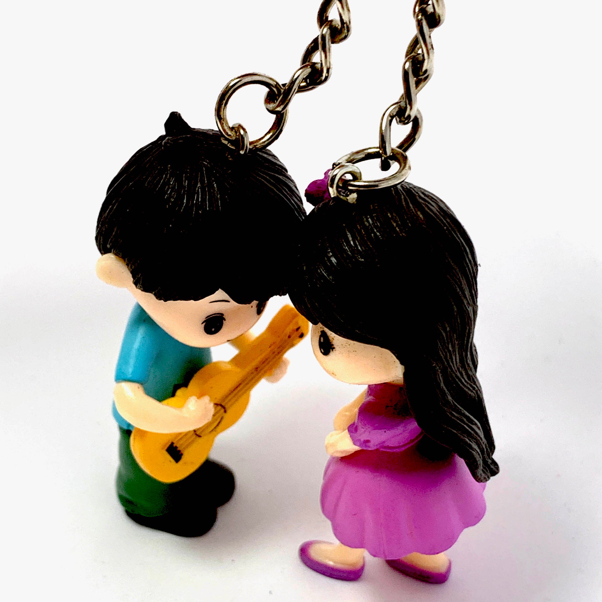 Kalena Lovers boy girl serenade keychain set - Kalena Instruments / Purple Blue