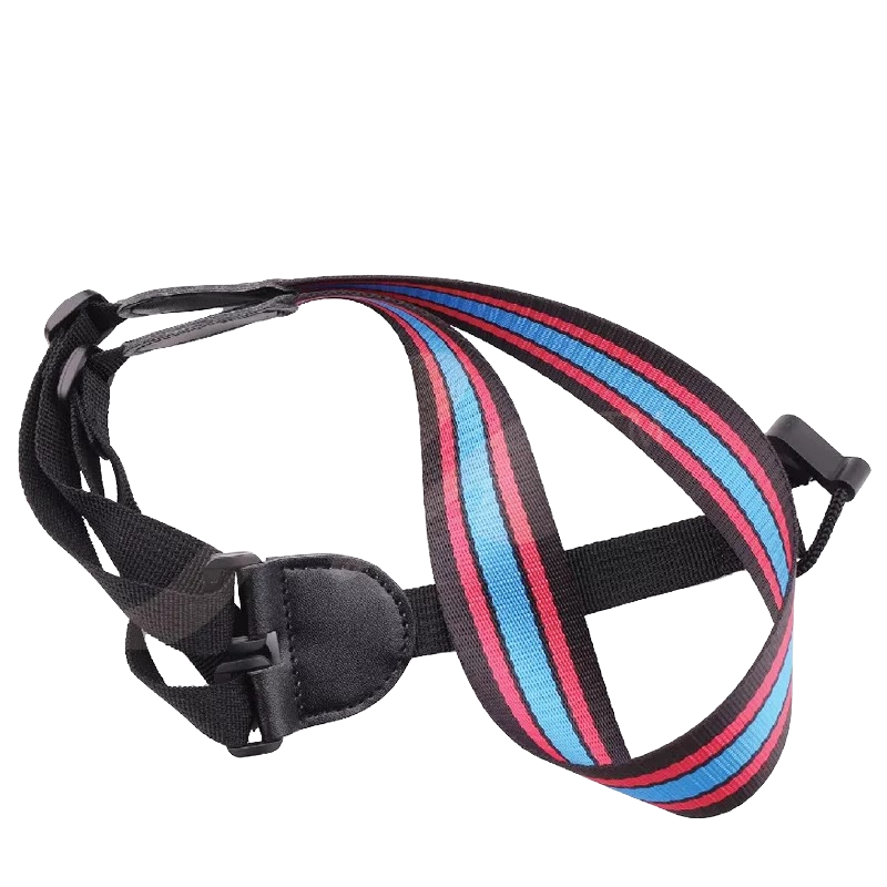 Kalena Ukulele Hook Strap (multifunctional print+ABS hook+pu) - Kalena Instruments / Blue-Red