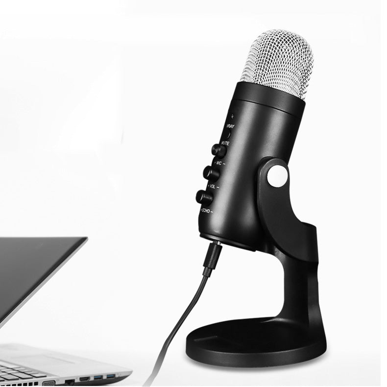 Desktop USB-900 Studio Condenser Microphone For Pc Recording, Streaming, Podcast - Kalena