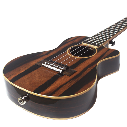 Kalena Thinline Java Ebony Tenor FX Ukulele