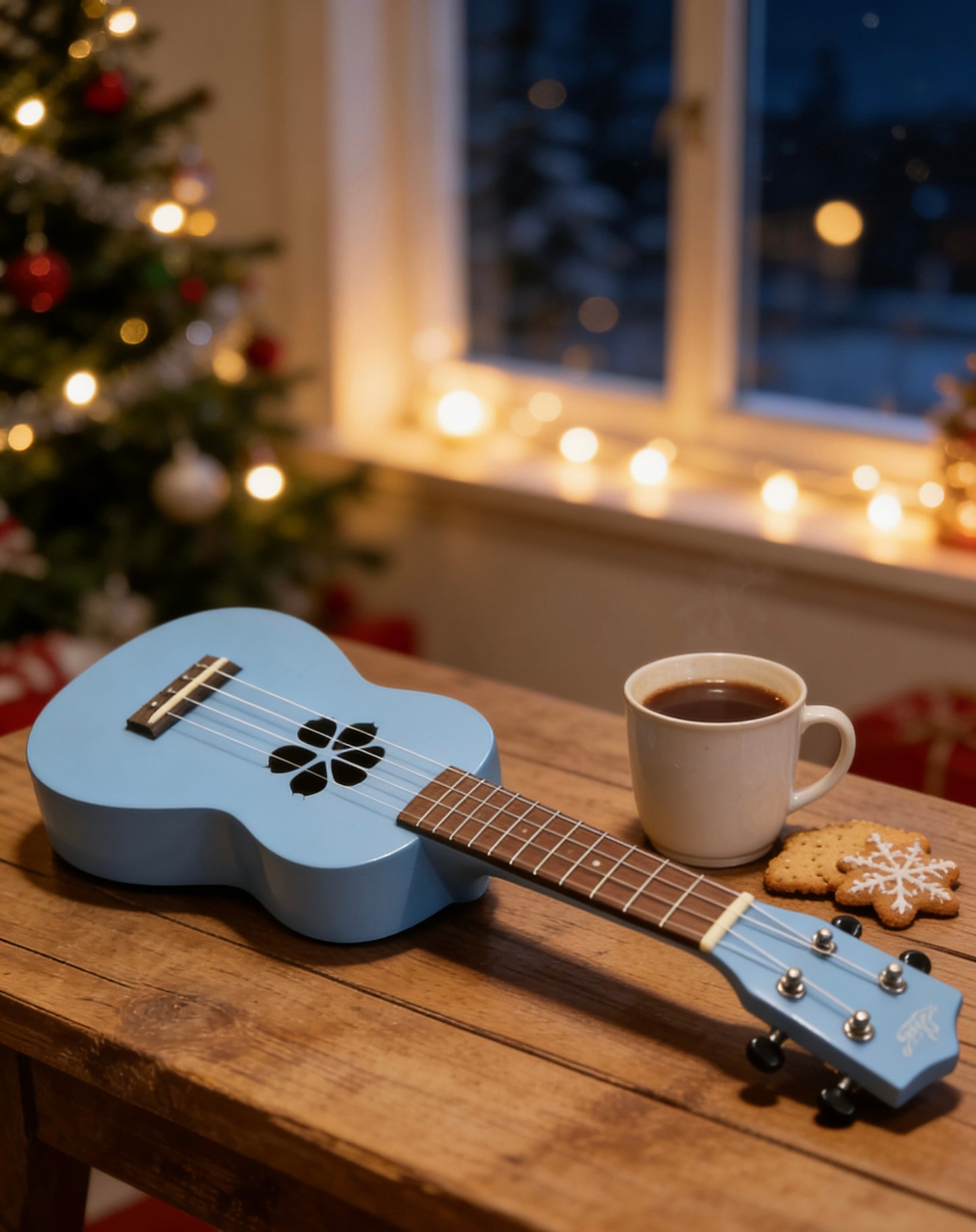 Kalena Basswood Top Plumeria Edition Soprano Ukulele (clearance)