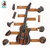 Kalena Thinline Striped Ebony Concert FX Ukulele Complete Set