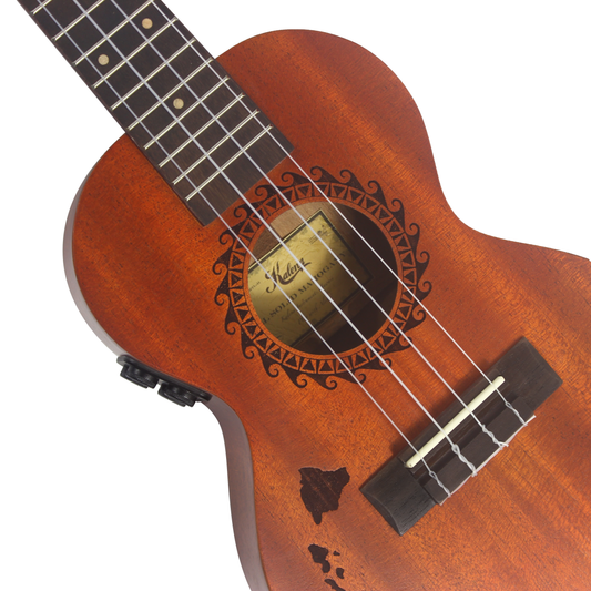 Kalena Hawaiian Islands Edition Tenor FX Ukulele Thinline