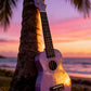 Kalena Basswood Top Soprano Traditional Ukulele Keiki Purple