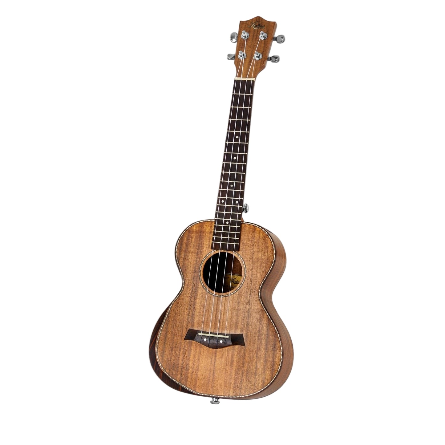 Kalena SA-T01 All Solid Acacia tenor ukulele with armrest and maple binding