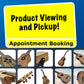 product viewing & Pickup Scheduler