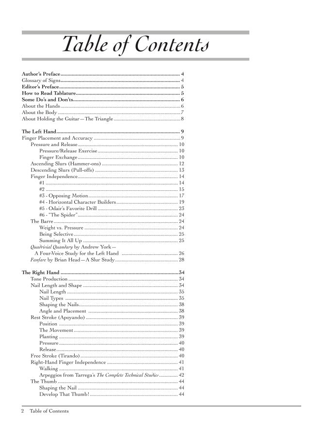 Pumping Nylon: In TAB The Classical Guitarist's Technique Handbook