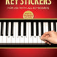 Key Stickers for piano