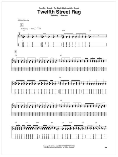 Ukulele Tab 15 Great Performances Transcribed Note-for-Note