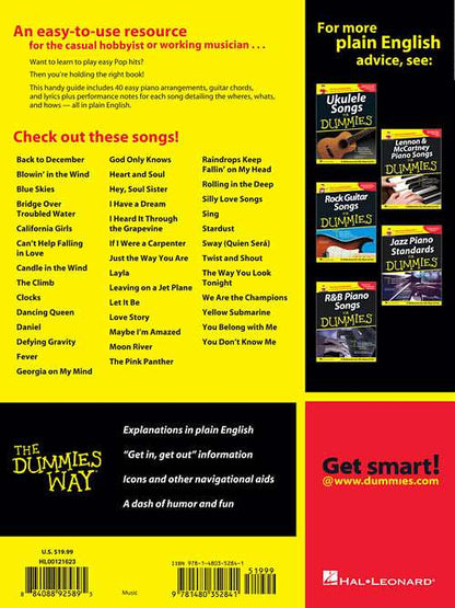 Easy Piano Songs for Dummies The Fun and Easy Way® to Start Playing Your Favorite Songs Today! - Kalena
