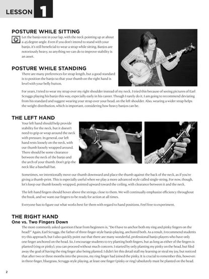 First 15 Lessons – Banjo A Beginner's Guide, Featuring Step-By-Step Lessons with Audio, Video, and Bluegrass Songs!
