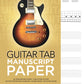 Guitar Tab Manuscript Paper