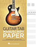 Guitar Tab Manuscript Paper