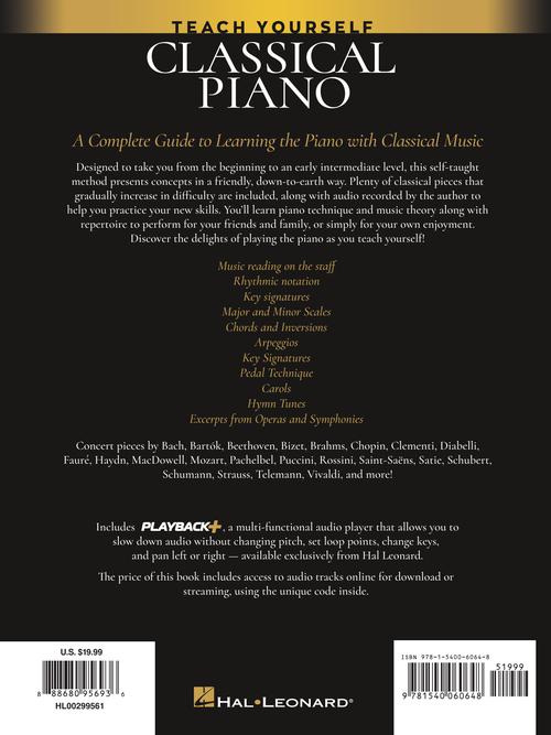 Teach Yourself Classical Piano A Complete Guide to Learning the Piano with Classical Music