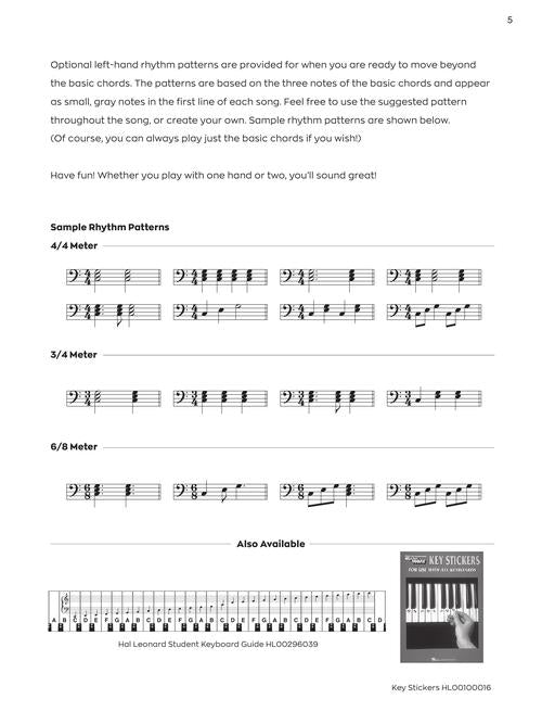Songs for Kids – Instant Piano Songs Simple Sheet Music + Audio Play-Along