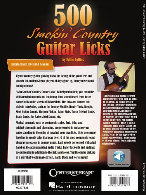 500 Smokin' Country Guitar Licks - Kalena