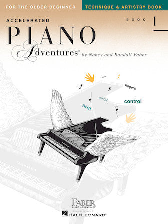 Accelerated Piano Adventures for the Older Beginner Technique & Artistry, Book 1 - Kalena