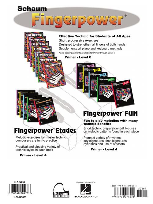 Fingerpower – Level One Effective Technic for All Piano Methods - Kalena