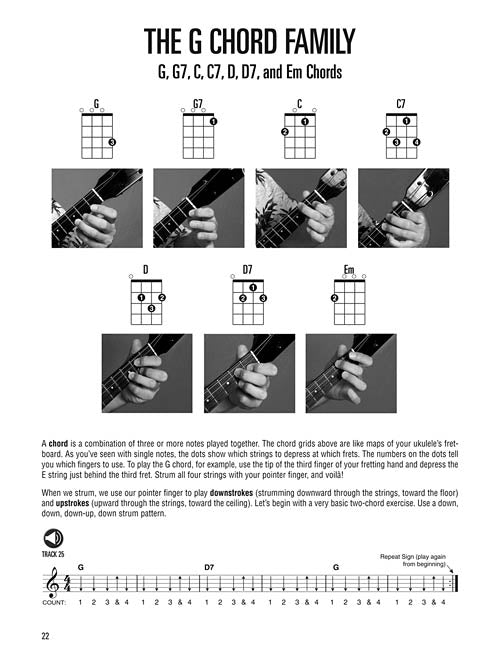 Hal Leonard Baritone Ukulele Method – Book 1 with online audio