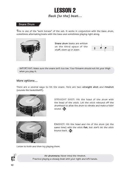 FastTrack Drums Method – Book 1 - Kalena