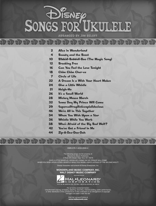 Disney Songs for Ukulele - Kalena