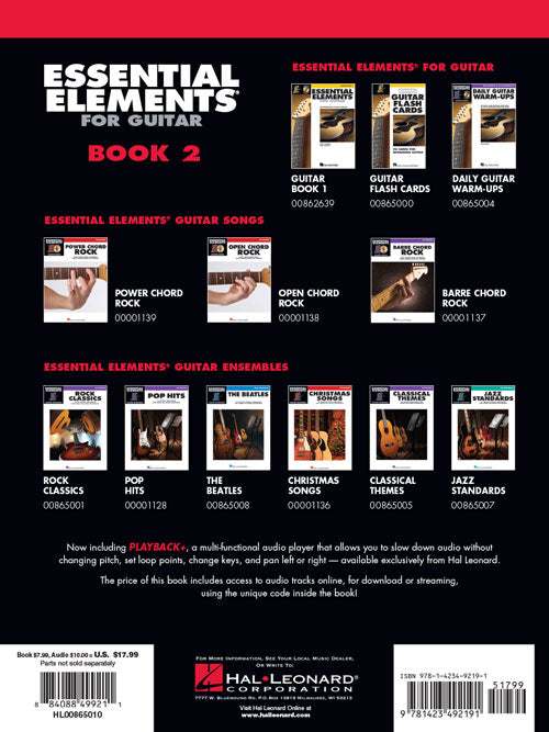 Essential Elements for Guitar – Book 2 - Kalena